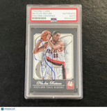 2012-13 Elite Basketball #112 Nicolas Batum Signed Card Auto PSA Slabbed Trail Blazers