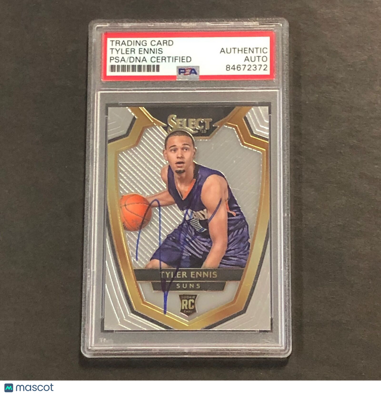 2014-15 NBA Panini Select #198 Tyler Ennis Signed Rookie Card AUTO PSA Slabbed R