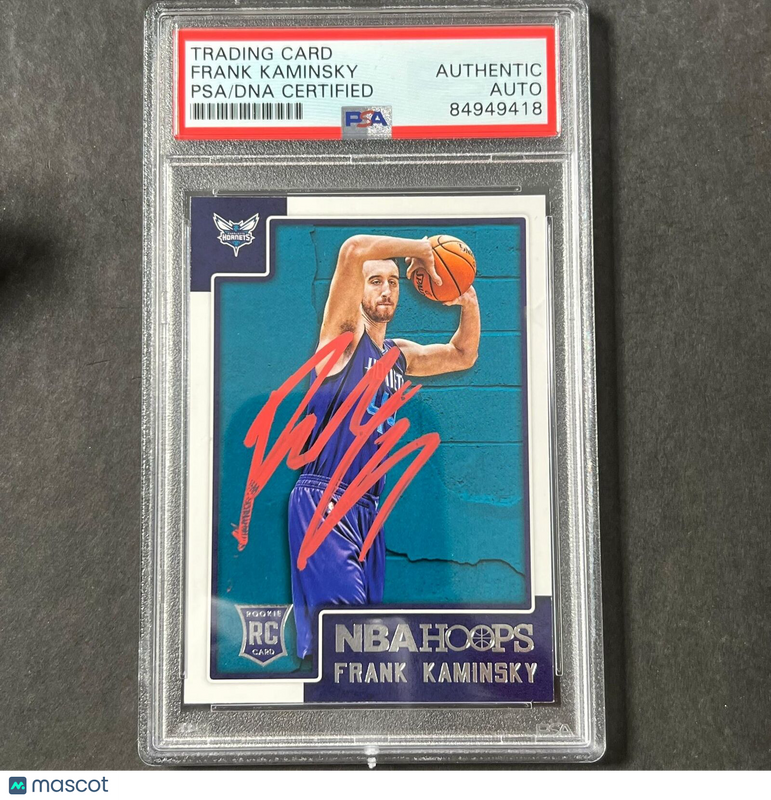 2015-16 NBA Hoops #281 Frank Kaminsky Signed Card AUTO PSA Slabbed RC Hornets