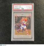 2007-08 Topps Chrome #86 Jarrett Jack Signed Card AUTO PSA Slabbed Trail Blazers