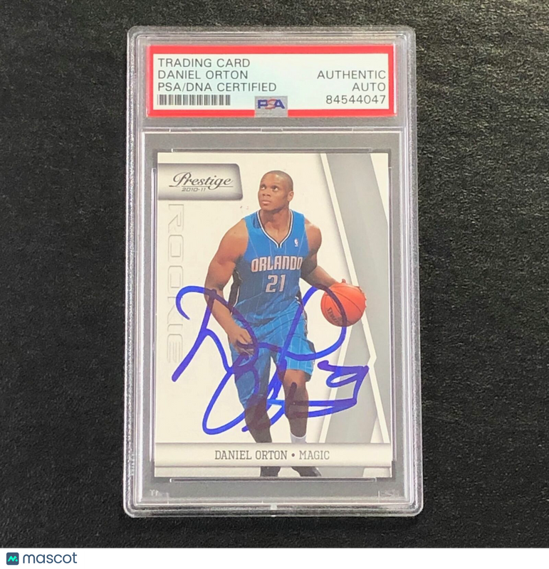 2010-11 Panini Prestige #179 Daniel Orton Signed Card Auto PSA Slabbed Magic