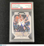 2017-18 Panini Prizm #278 Lance Thomas Signed Card AUTO PSA Slabbed Knicks