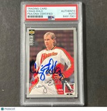 1993-94 Upper Deck #98 Craig Ehlo Signed Card AUTO PSA Slabbed Hawks