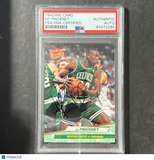 1992-93 Fleer Ultra #16 Ed Pinckney Signed Card AUTO PSA Slabbed Celtics