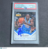 2013-2014 Panini Prestige #31 Kenneth Faried Signed AUTO PSA Slabbed Nuggets