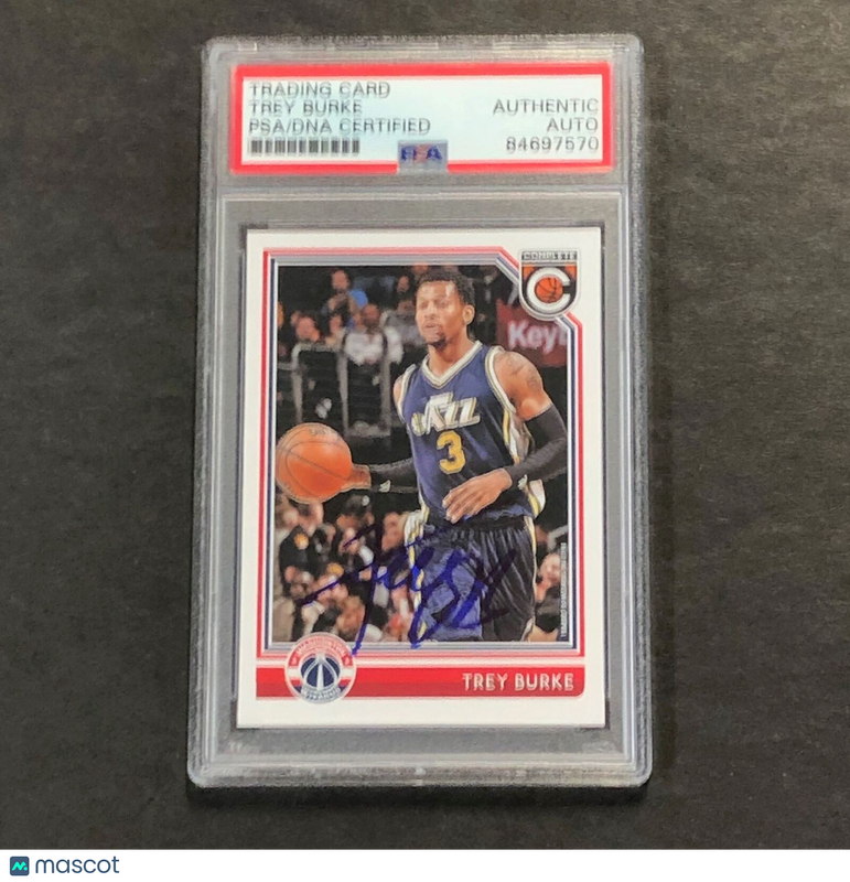 2016-17 Panini Complete #388 Trey Burke Signed Card Auto PSA Slabbed Wizards