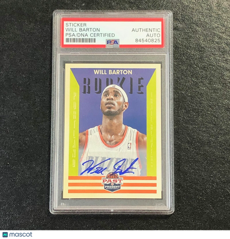 2012-13 Panini Past And Present  #152 Will Barton Signed Card AUTO PSA Slabbed R