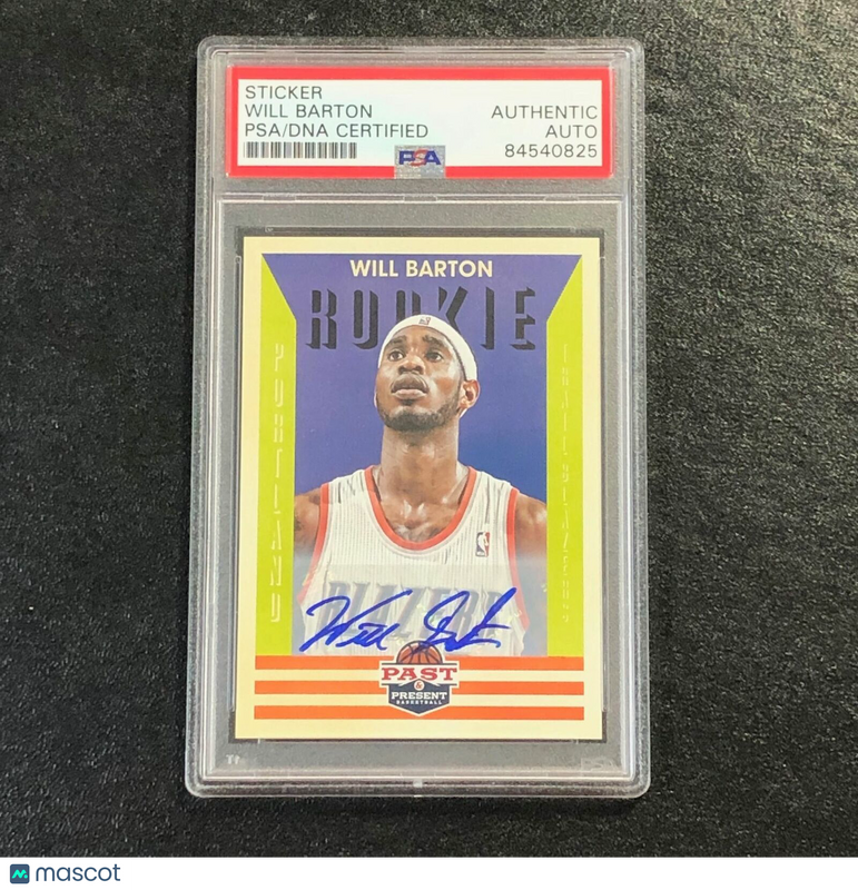 2012-13 Panini Past And Present  #152 Will Barton Signed Card AUTO PSA Slabbed R