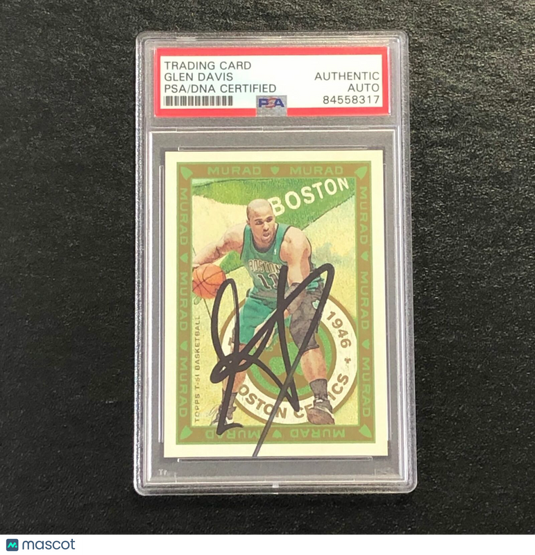 2008-09 Topps T51 Murad #61 Glen Davis Signed Card AUTO PSA/DNA Slabbed Celtics