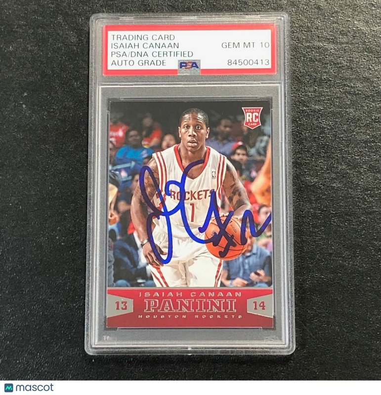 2013-14 Panini Basketball #193 Isaiah Canaan Signed Card AUTO 10 PSA Slabbed RC