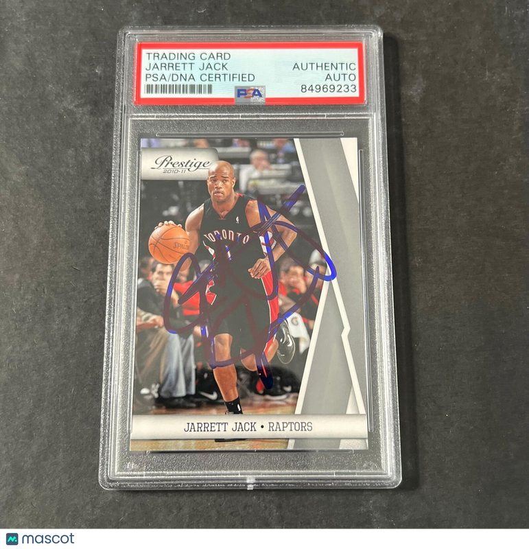 2010-11 Panini Prestige #112 Jarrett Jack Signed Card AUTO PSA Slabbed Raptors