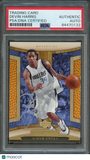 2006-07 Upper Deck Hardcourt #19 Devin Harris Signed Card AUTO PSA Slabbed