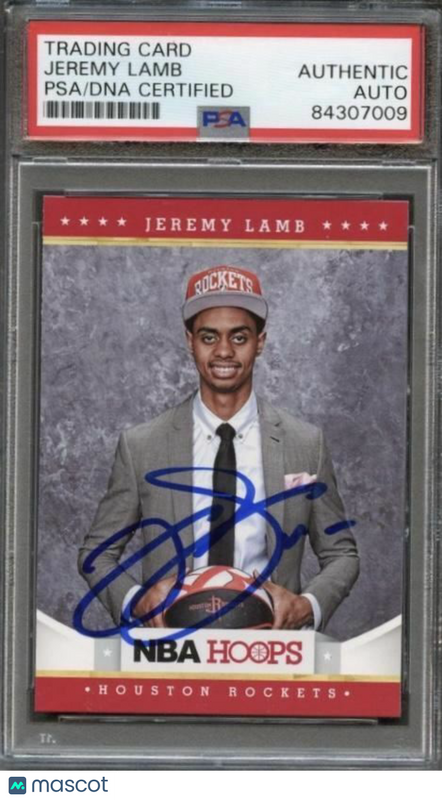 2012-13 NBA Hoops #286 Jeremy Lamb Signed Card AUTO PSA Slabbed RC Rookie
