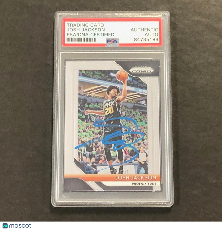 2018-19 Panini Prizm #31 Josh Jackson Signed Rookie Card AUTO PSA Slabbed Suns