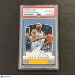 2012-13 Panini #35 Corey Brewer Signed Card Auto PSA Slabbed Nuggets