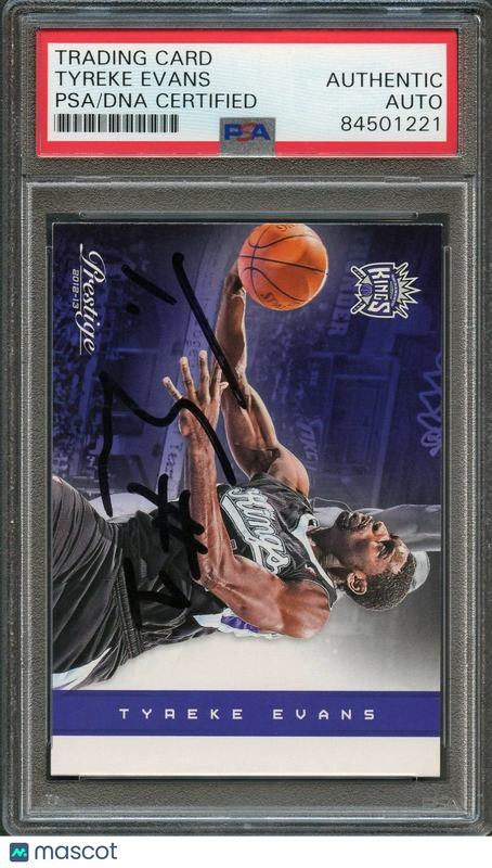 2012-13 Panini Prestige #44 Tyreke Evans Signed Card AUTO PSA Slabbed Kings