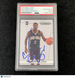 2013-14 Panini Prizm #277 Solomon Hill Signed Card AUTO PSA Slabbed RC Pacers