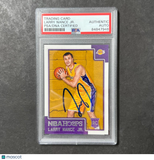 2015-16 NBA Hoops #291 Larry Nance Jr. Signed Card PSA Slabbed Lakers