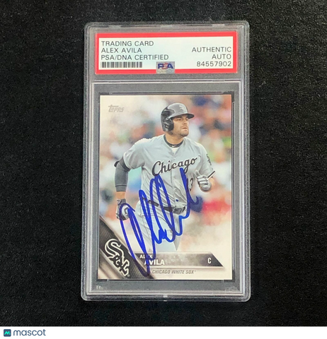 2016 Topps #522 Alex Avila Signed Card PSA Slabbed Auto White Sox