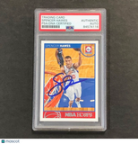 2013-14 NBA Hoops #6 Spencer Hawes Signed Card AUTO PSA/DNA Slabbed 76ers