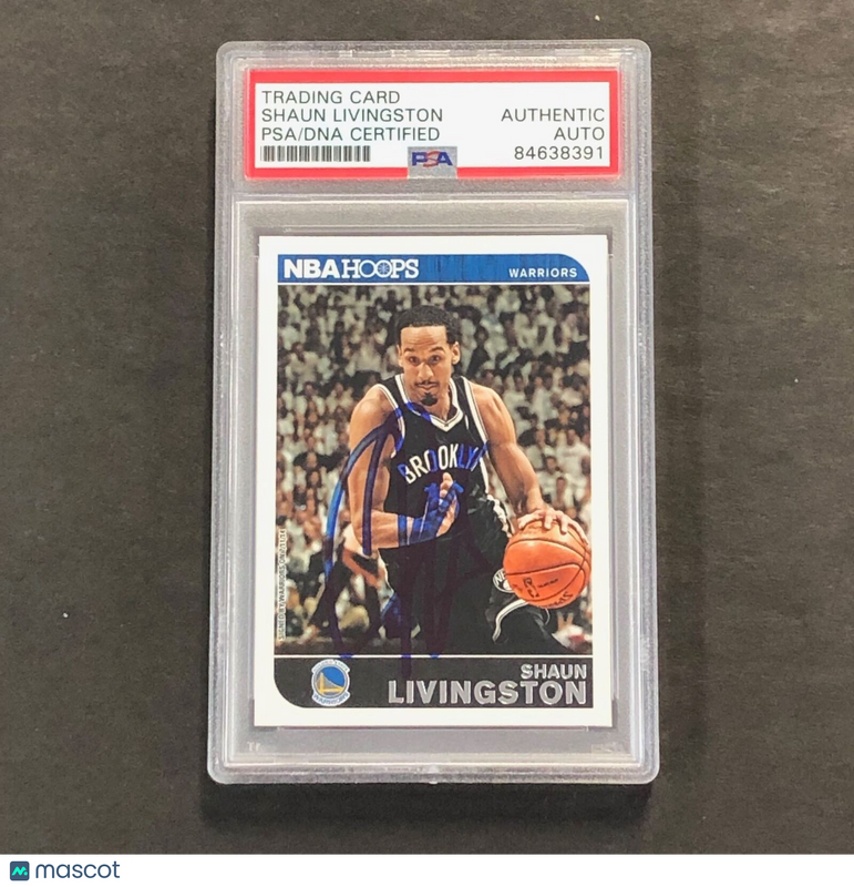 2014-15 Panini NBA Hoops #121 Shaun Livingston Signed Card AUTO PSA Slabbed Warr