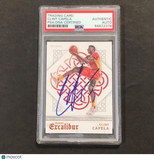 2015-16 Panini Excalibur #145 Clint Capela Signed Card AUTO PSA/DNA Slabbed Rock