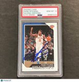 2018-19 NBA Hoops #68 Frank Ntilikina Signed Card AUTO GRADE 10 PSA Slabbed Knic