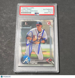 2016 Topps Bowman #BP29 Juan Yepez Signed Card AUTO PSA Slabbed Braves