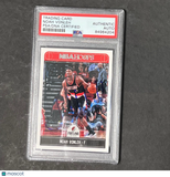 2017-18 NBA Hoops #235 Noah Vonleh Signed Card AUTO PSA/DNA Slabbed Portland Tra