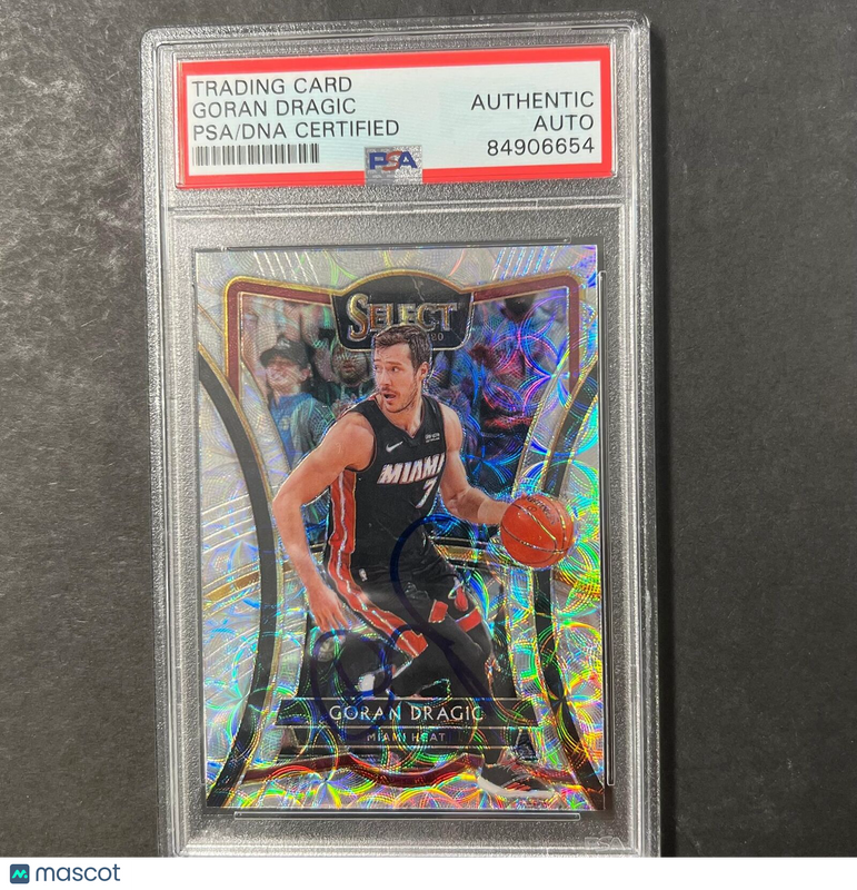 2019-20 Panini Select #168 Goran Dragic Signed Card AUTO PSA/DNA Slabbed Heat