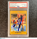 2007-08 Topps Basketball #109 Randy Foye Signed Card AUTO PSA Slabbed RC Minneso