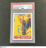 2013-14 NBA Hoops #161 Jonas Valanciunas Signed Card AUTO PSA Slabbed Toronto Ra