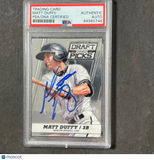 2013 Panini Prizm #39 Matt Duffy Signed Card PSA Slabbed AUTO Astros/Angels