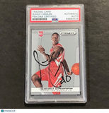 2013-14 PANINI PRIZM #274 ISAIAH CANAAN Signed Card AUTO PSA Slabbed RC Rockets