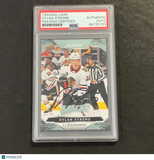 2019-20 MVP Hockey #131 Dylan Strome Signed Card AUTO PSA slabbed Blackhawks