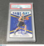 2016-17 Contenders Draft Picks #5 Henry Ellenson Signed Card AUTO PSA Slabbed Ma