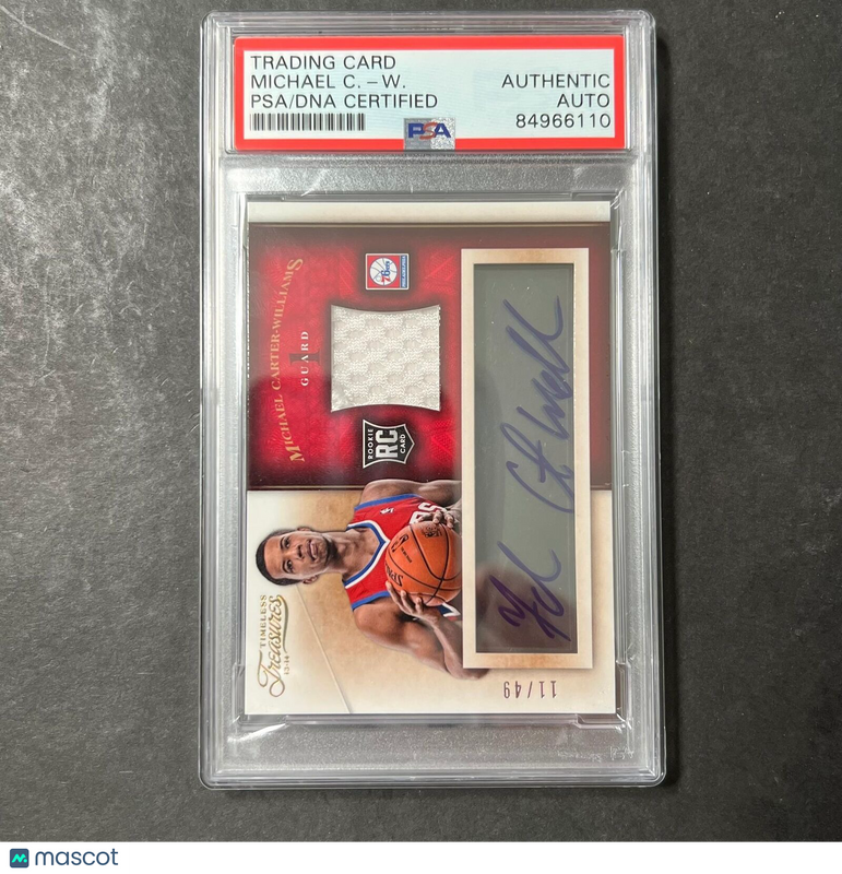 2013-14 Panini Timeless Treasures Basketball #131 Michael Carter-Williams Signed