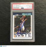 2016-17 NBA Hoops Action Shots #9 Alec Burks Signed Card AUTO PSA Slabbed Jazz