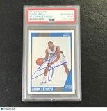 2016-17 NBA Hoops #134 Serge Ibaka Signed Card AUTO PSA Slabbed Magic