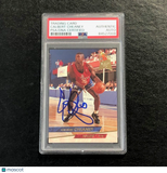 1993-94 Fleer Ultra #193 Calbert Cheaney Signed Card AUTO PSA Slabbed Bullets