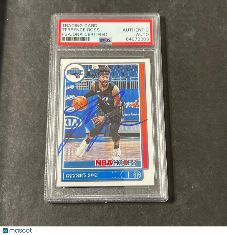 2021-22 Panini Hoops #2 Terrence Ross Signed Card AUTO PSA Slabbed Magic