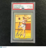 2006-07 Topps Turkey Red #224 Sergio Rodriguez Signed Card AUTO PSA Slabbed Trai