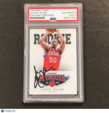 2012-13 PANINI Marquee #497 LAVOY ALLEN Signed Card AUTO PSA Slabbed 76ers