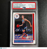 2021-22 Panini Hoops #13 Aleksej Pokusevski Signed Card AUTO PSA Slabbed Thunder
