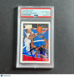 2009-10 Topps Basketball #226 Tony Battie Signed Card AUTO PSA Slabbed Nets
