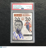 2015-16 Panini Excalibur Basketball#14 Reggie Jackson Signed Card Auto PSA Slabbed Pistons