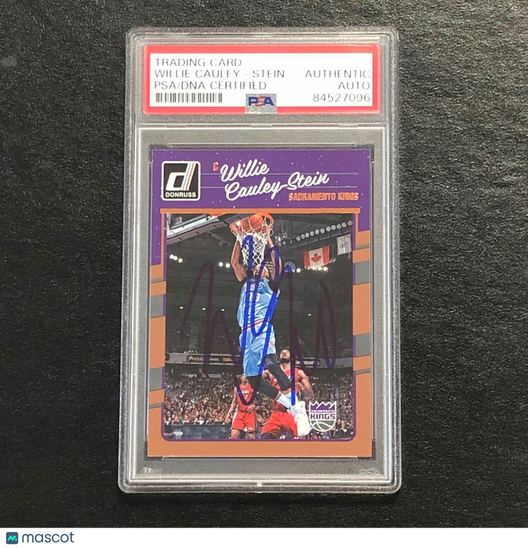 2016-17 Donruss #56 Willie Cauley-Stein Signed Card AUTO PSA Slabbed Kings