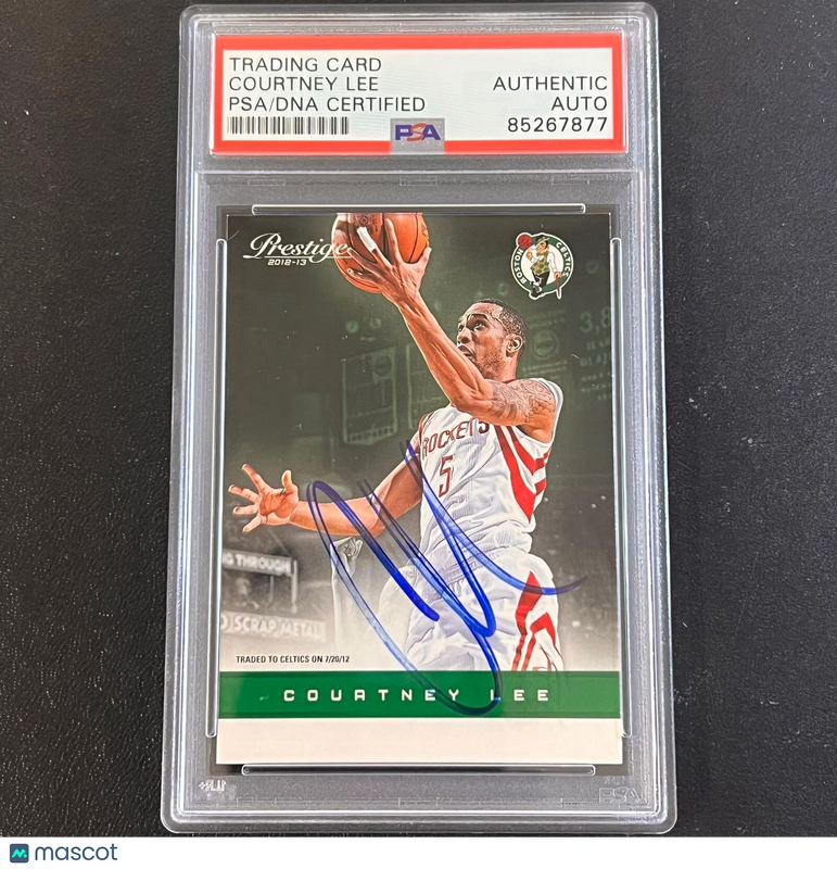 2012-13 Panini Prestige #89 Courtney Lee Signed Card AUTO PSA Slabbed Celtics