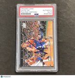 2008-09 Upper Deck #4 David Lee Signed Card Auto PSA Slabbed Knicks