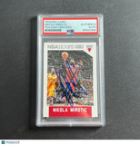 2015-16 NBA Hoops #106 Nikola Mirotic Signed Card AUTO PSA Slabbed Bulls